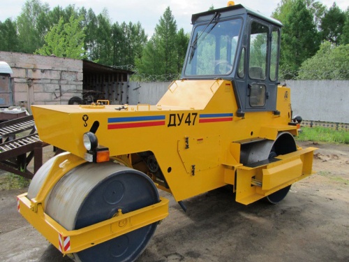 двухвальцовый каток ДУ-47
