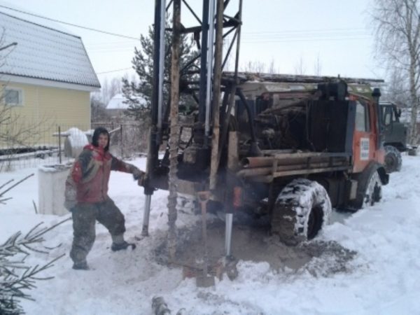 Строительство скважины на даче
