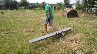 Установка железобетонного забора ч.3
