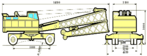 Габариты крана КС-5363